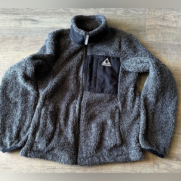 GERRY-Full Zip Up Mock-Long Sleeve-Gray Fleece Boy’s Jacket- Medium 10/12 - Picture 1 of 6
